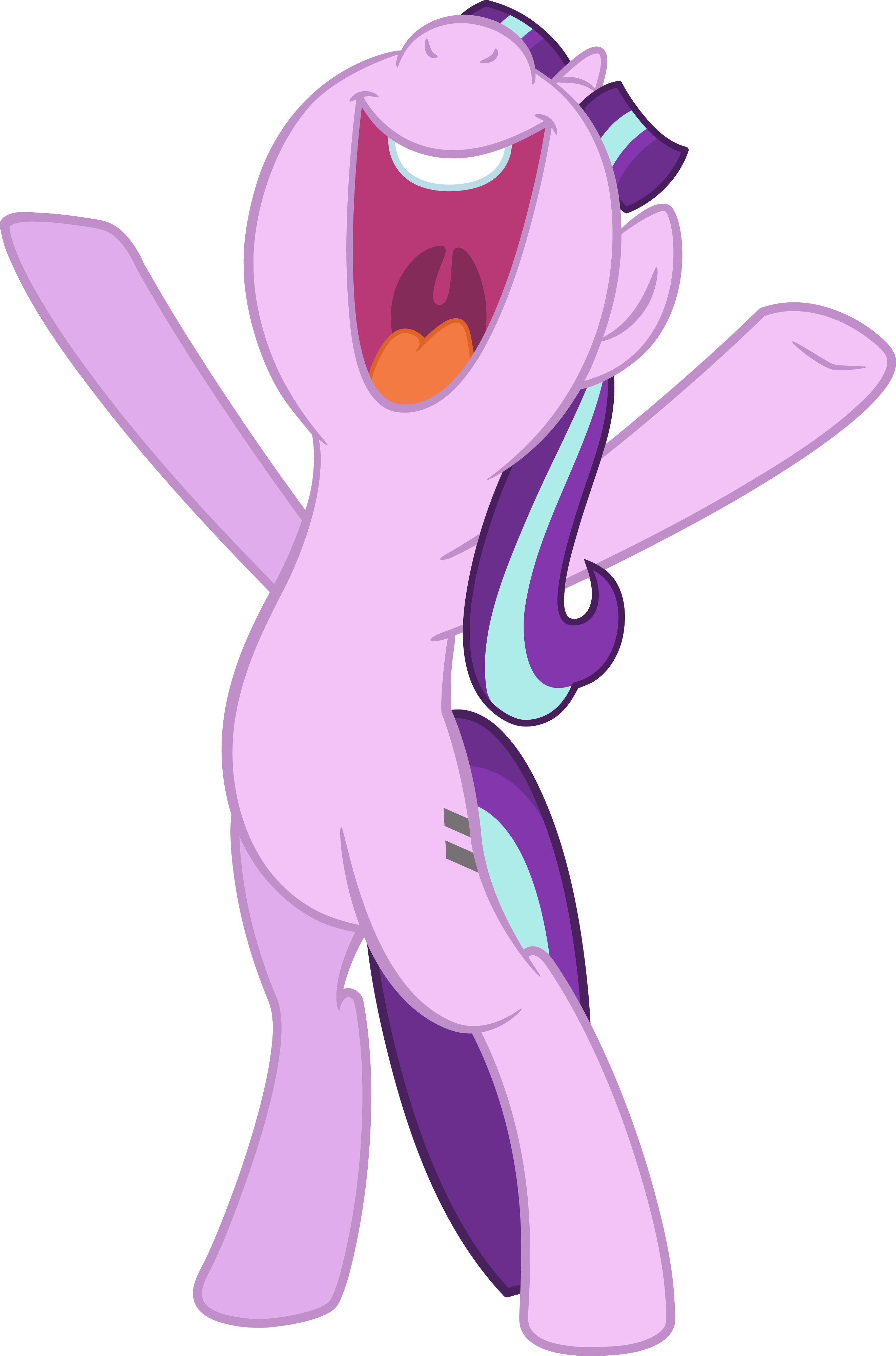 Pony Twilight Sparkle Pink Purple Mammal Cartoon Violet - My Little Pony Standing (2644x4000), Png Download