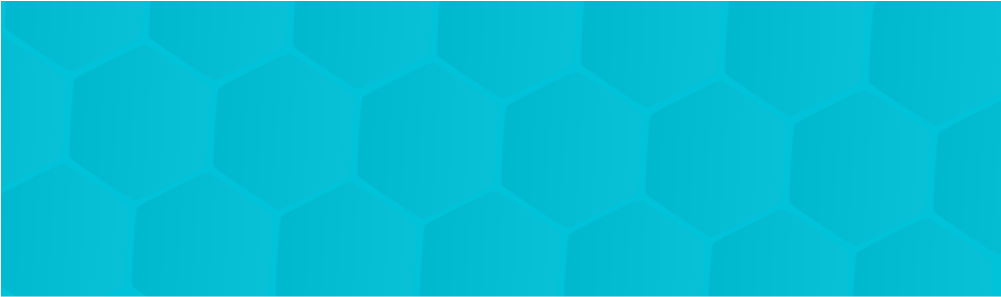 Background Blue Hexagons (1000x417), Png Download