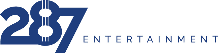 287 Entertainment - Majorelle Blue (760x185), Png Download