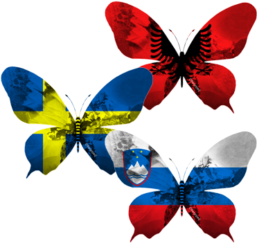 Son Banderas Con El Logotipo De Este Año, Que Por Cierto, - Eurovision Song Contest 2013 (400x400), Png Download