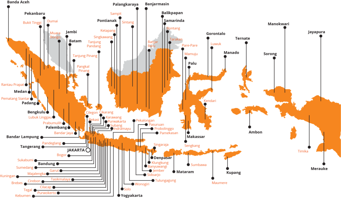 34 Provinces 126 Cities 155 Service Points - Big Is Singapore Compared To Philippines (1180x721), Png Download