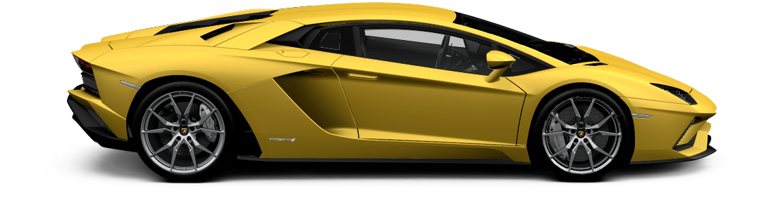Blu Glauco Lamborghini Aventador (1100x441), Png Download