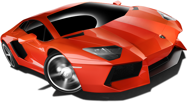 Lamborghini Aventador Red - Hot Wheels Lamborghini Aventador (671x503), Png Download