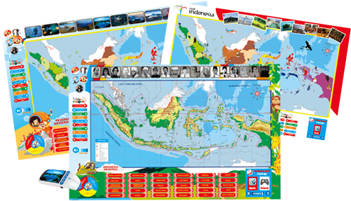 Peta Indonesia Interaktif - Plan (500x500), Png Download