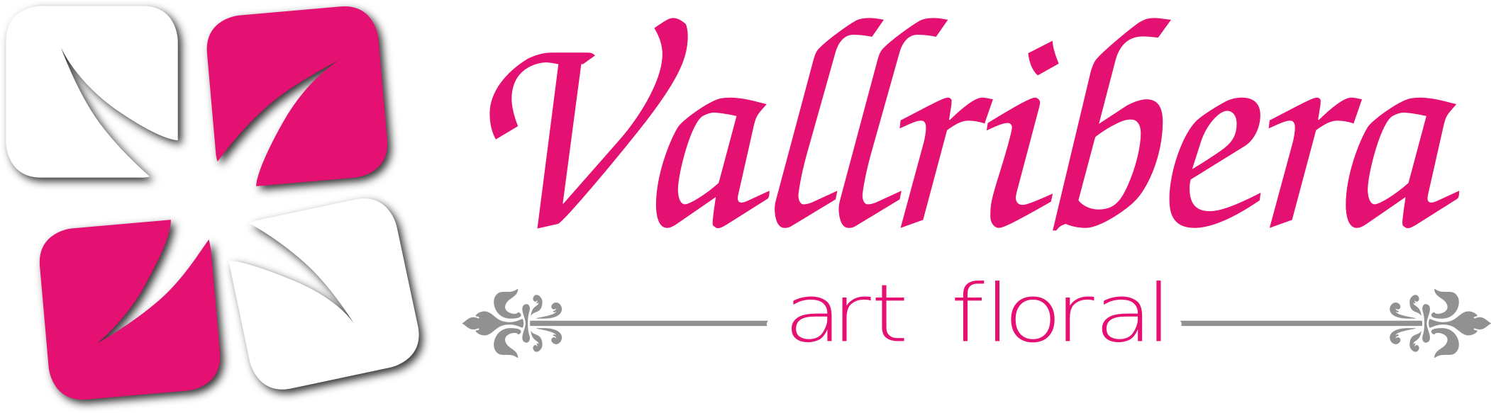 Art Floral Vallribera - Kathleen Name (2102x583), Png Download