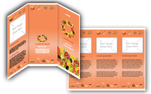 Food Brochures - Pamphlet In Ms Word (600x300), Png Download