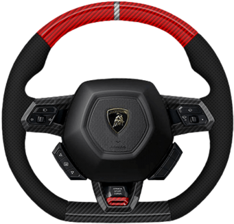 Gallardo Steering Wheels - Volante Do Cruze Com Comando De Som (350x350), Png Download