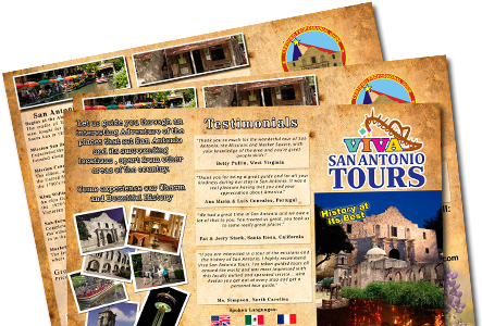 Brochures - San Antonio Tours (450x300), Png Download