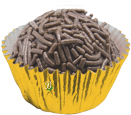 Brigadeiro Liner Aluminium Ouro - Forminha De Brigadeiro De Aluminio (450x442), Png Download