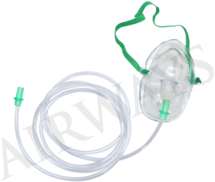 Airomask Oxygen Mask - Face Mask Oxygen Png (500x334), Png Download