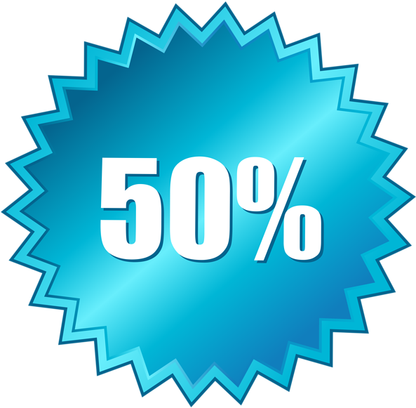0, - Sale 50 Png (600x586), Png Download