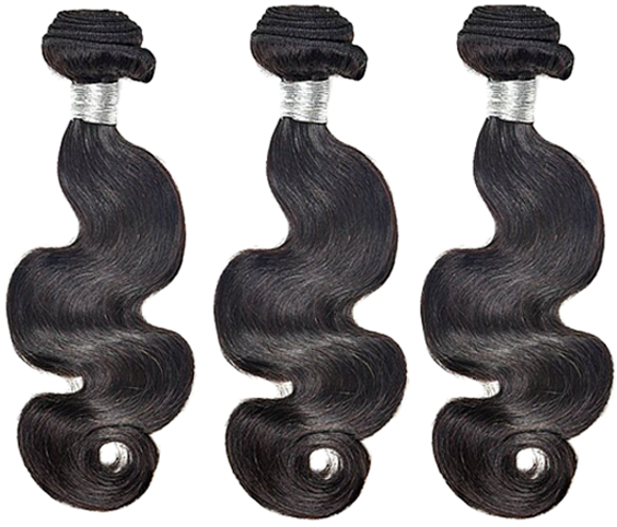 Malaysian Body Wave Bundle Deal - Malaysian Body Wave Bundle Deals (length: 20"/22"/24") (699x691), Png Download