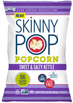 Skinnypop Gluten Free Popcorn (420x500), Png Download