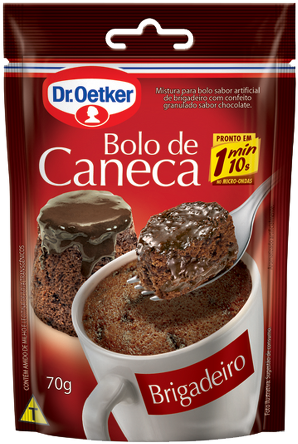 Bolo De Caneca Dr Oetker (636x946), Png Download