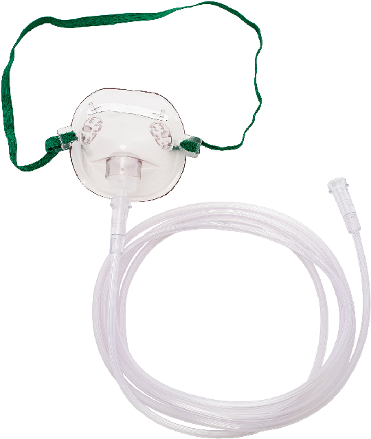 Paediatric Oxygen Mask With 210cm Tubing - Hose (856x748), Png Download