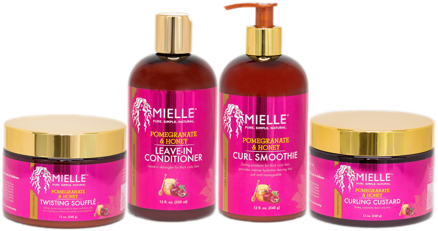 Mielle Organics Pomegranate & Honey Hair Care Bundle - Mielle Pomegranate And Honey (1600x870), Png Download