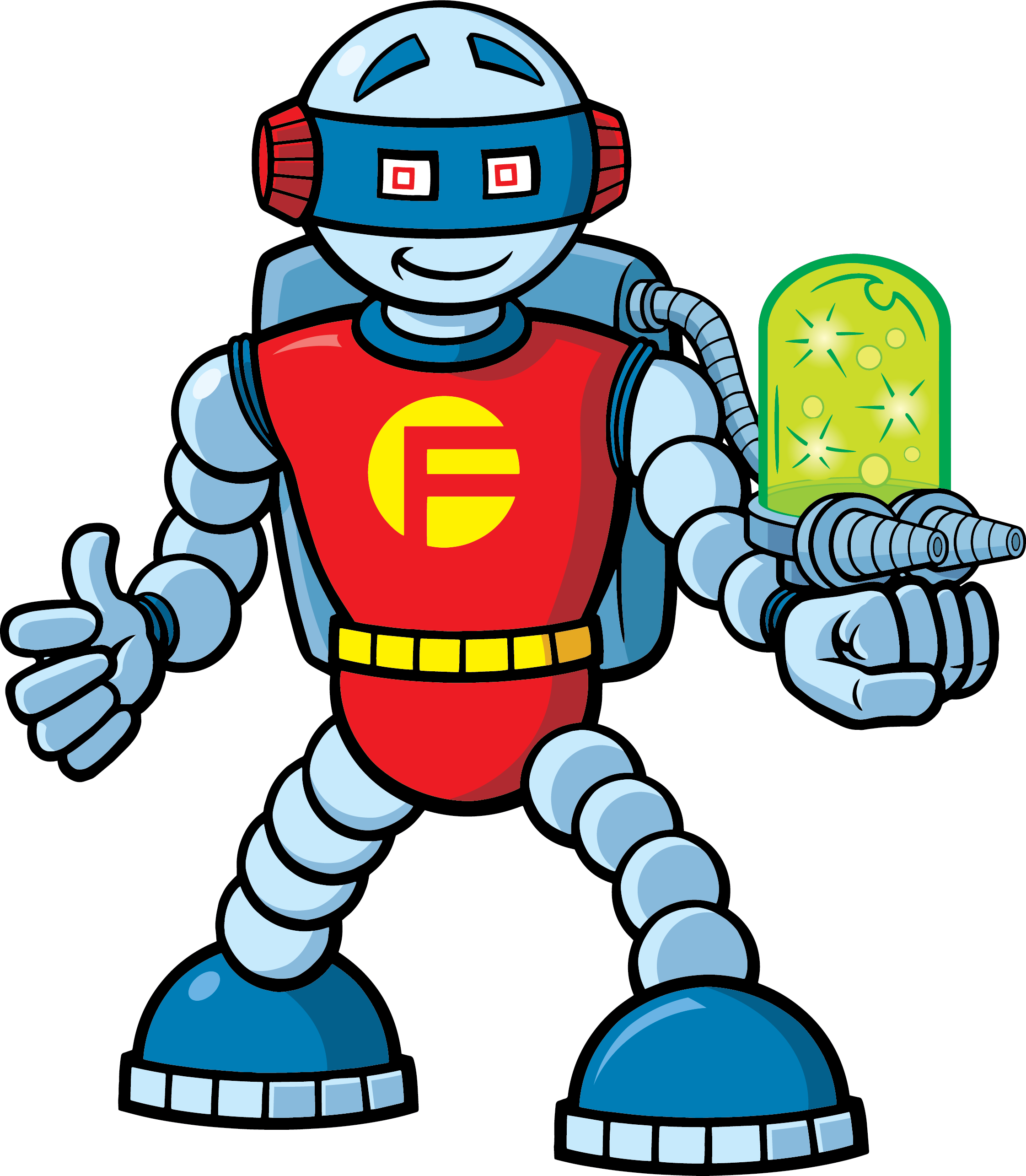 Fiborg - Cartoon (2243x2570), Png Download