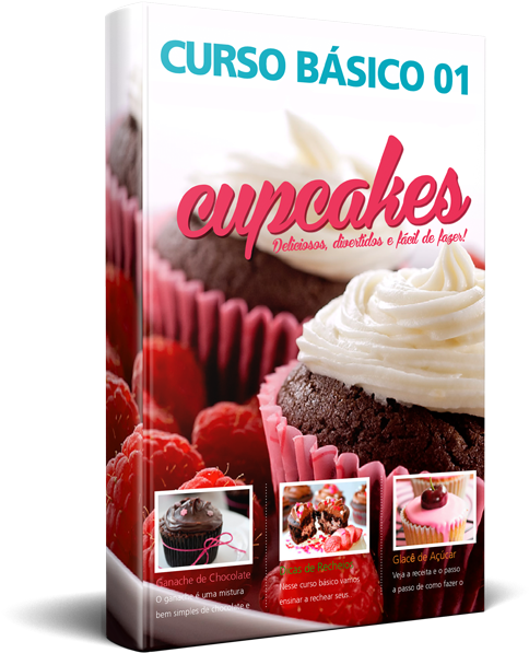 Baixe Agora Todos Os Materiais Gratuitos Da Viver De - Love Cupcakes Pin, Men's, Lavender Blush / Pale Blue (490x600), Png Download