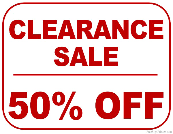 50 Percent Off Download Transparent Png Image - 50 Off Sign (600x464), Png Download