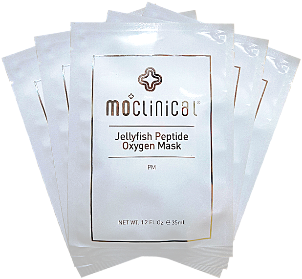 Jellyfish Peptide Oxygen Mask - Label (784x784), Png Download