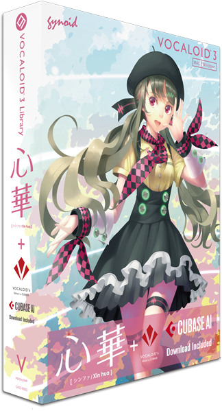 Xin Hua Cubase Bundle - ガイノイド Gvxz-10003 Vocaloid4 Library 心華(シンファ) 日本語版 単体版 (324x599), Png Download