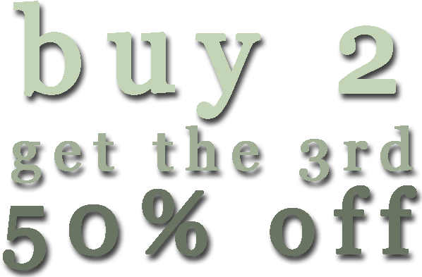 Buy Two Bundles, Get Your 3 Bundle Half Off Your Half - Buy Two Get One Half Off (600x400), Png Download