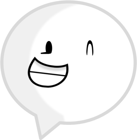 Speech Bubble Pose - Smiley (468x480), Png Download