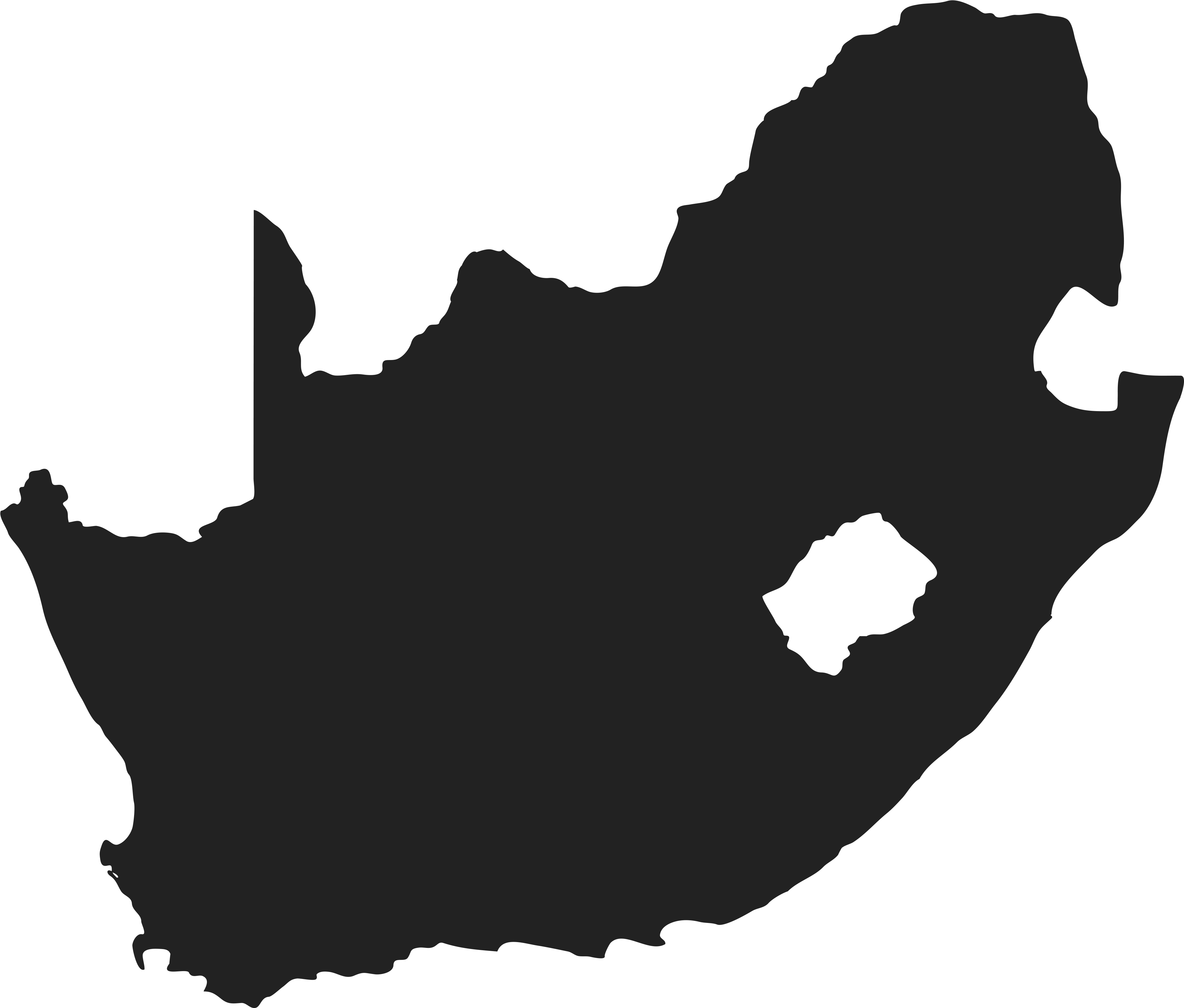 South Africa Map Png Download Clipart Resolution 5000*5000 - South Africa Black Map Png Image  With No Background - Pngkey.com