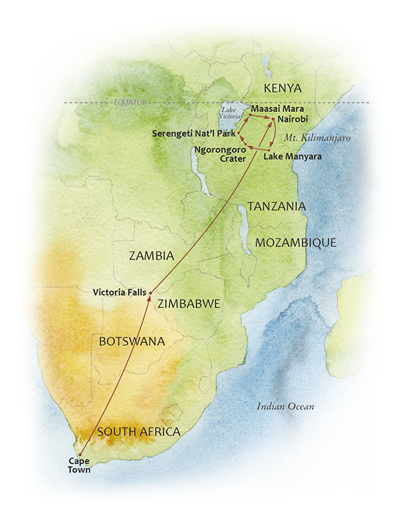 African Splendour Map - African Splendour (684x855), Png Download