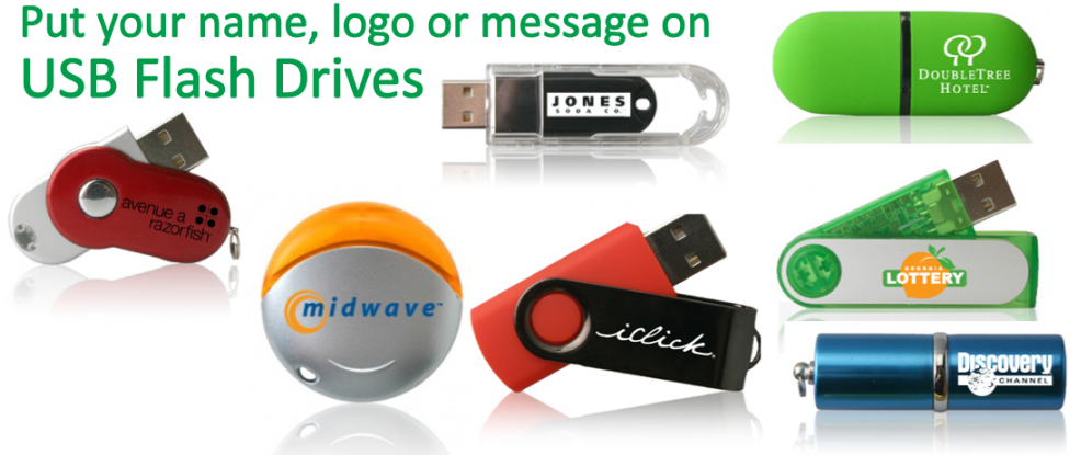 Custom Usb Flash Drives For Business And Industry - Customized Usb Flash Drive - Salem, 16gb (1024x425), Png Download