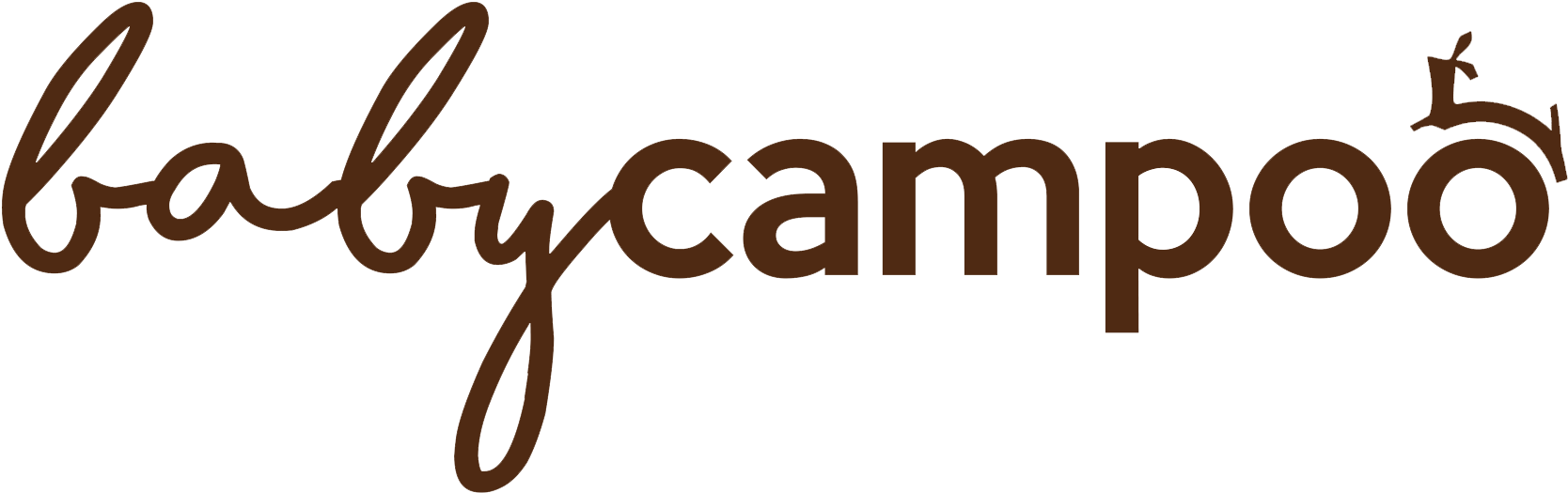 Logo Baby Campoo Chocolate - Magicalroseboutique Custom Baby Headband (1728x627), Png Download