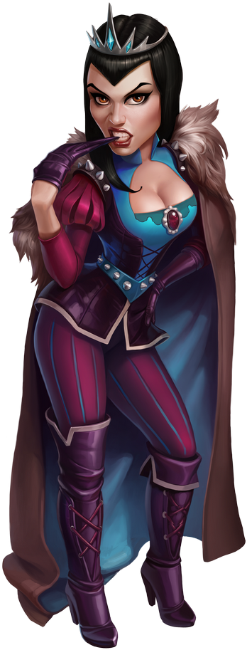 Char Ladyblack - Girl (498x1000), Png Download