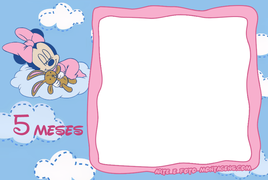 Minnie-05meses - Disney (898x602), Png Download