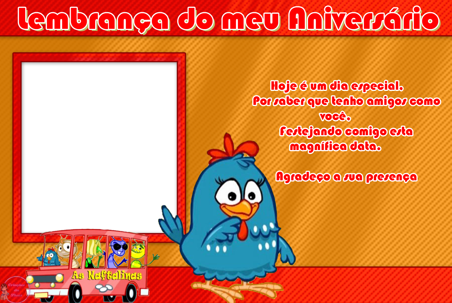 Kit Completo Com Molduras Para Convites, Rotulos - Moldura Da Galinha Pintadinha Para Lembrancinha (1520x1020), Png Download