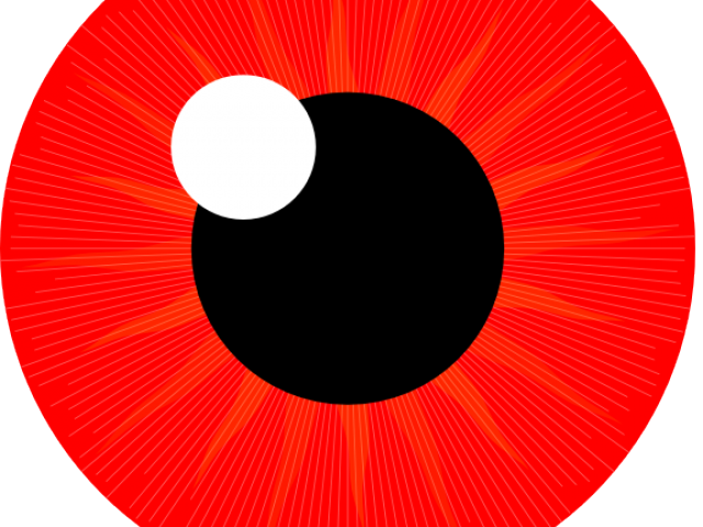 Creepy Clipart Bloodshot Eye - Clip Art (640x480), Png Download