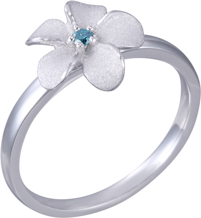 Denny Wong 10mm Plumeria Flower Ring - Ring (1024x768), Png Download