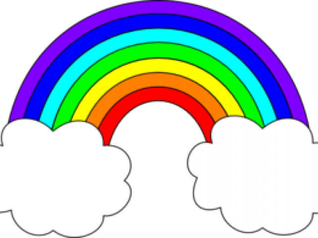 Stickers Para Candy Bar Arcoiris (640x480), Png Download
