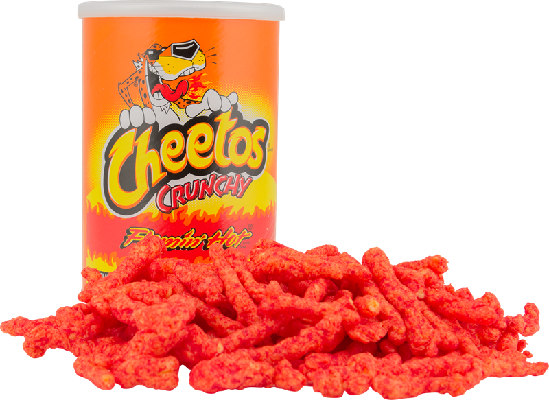 Cheetos - Cheetos Cheetos Flaming Hot Crunchy Snack - (800x583), Png Download