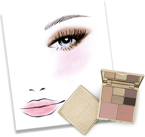 Apply The Shade Romantic Or Playful From The Palette - Eye Shadow (600x565), Png Download