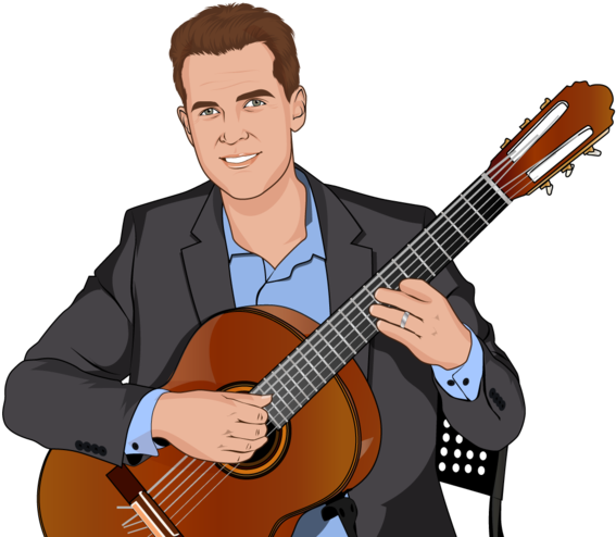 Download Listen To Jim's Radio Interview With Kdwa Am 1460 Radio - Guitar  Player Cartoon Png PNG Image with No Background 