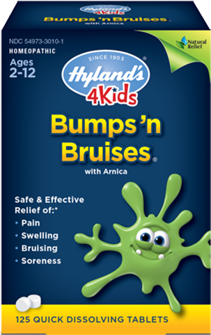 Hyland's Bumps 'n Bruises Tablets - Hyland's, 4kids, Bumps 'n Bruises With Arnica, 125 (400x600), Png Download