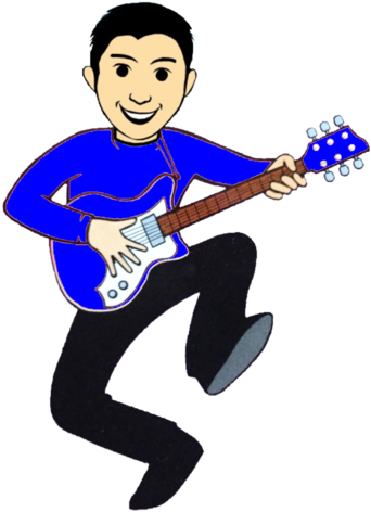 Cartoon Arthur Playing Guitar - Guitar (481x479), Png Download
