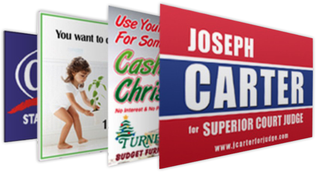 Chicago Yard Sign Printing - We Make Yard Signs (620x400), Png Download