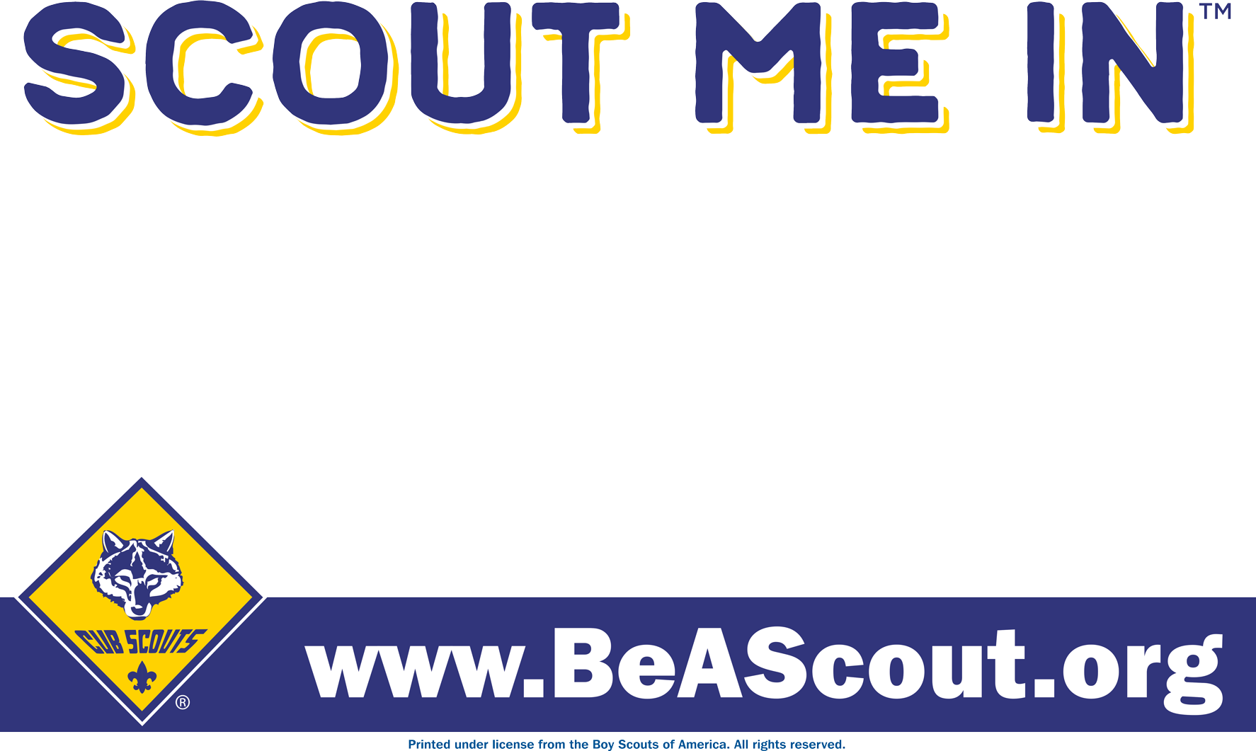 Cub Scout Symbol Tote Bag (1774x1061), Png Download