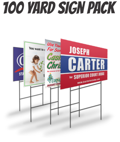 18" X 24" Yard Signs Are A Great Way To Advertise Your - We Make Yard Signs (498x500), Png Download