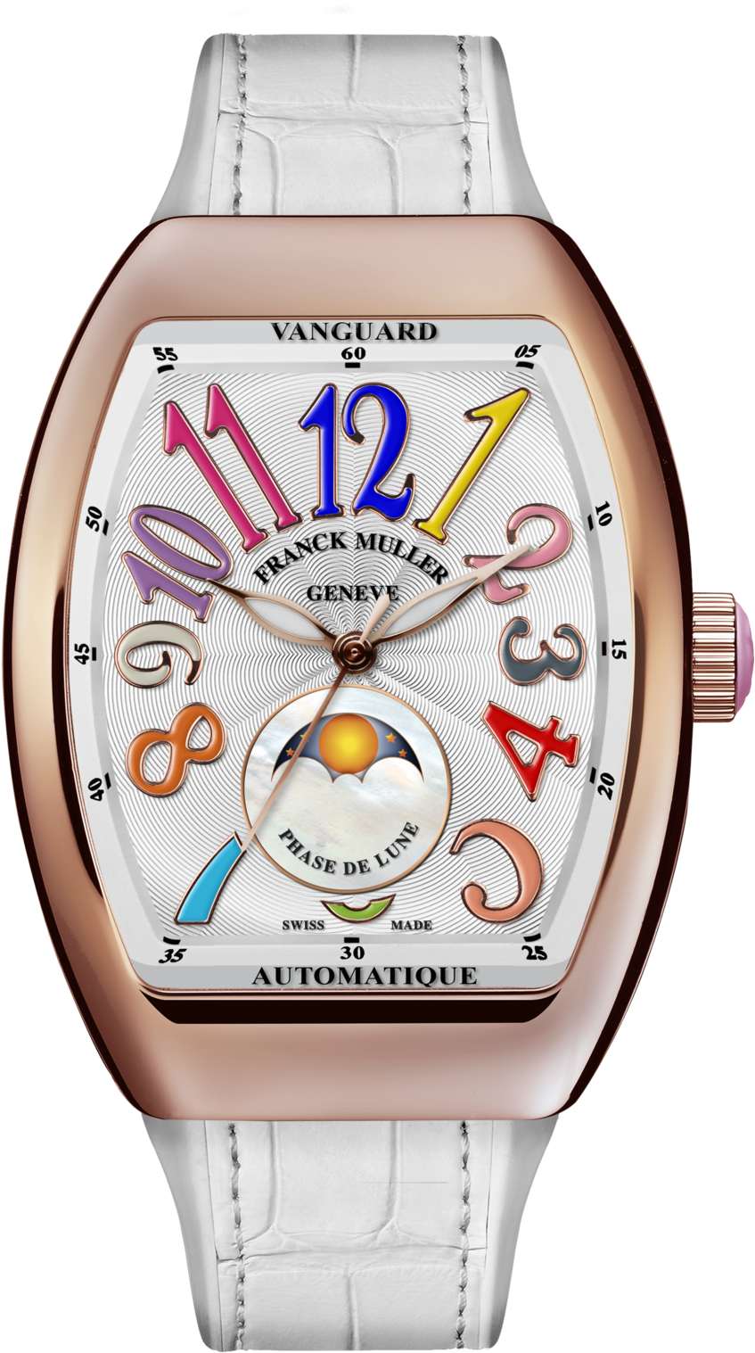 V 32 Sc At Fo L Col Drm 5n - Franck Muller Colour Dream Vanguard (1000x1528), Png Download