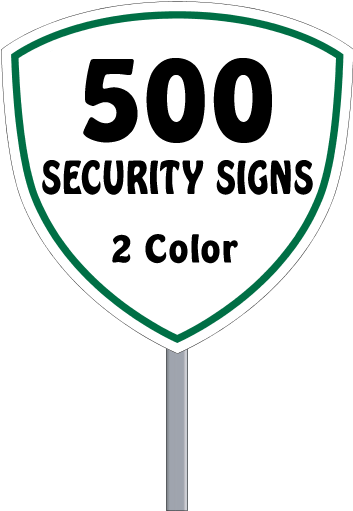 Pictures Of Security Company Yard Signs - Sign (544x544), Png Download
