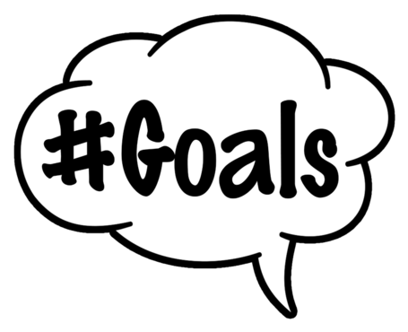 #goals/#dab Speech Bubble - Squad Goals Word Art (480x400), Png Download