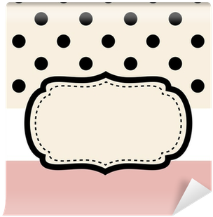 Wedding Retro Frame Or Invitation Card Wall Mural • - Pink Vintage Vector Frame (400x400), Png Download