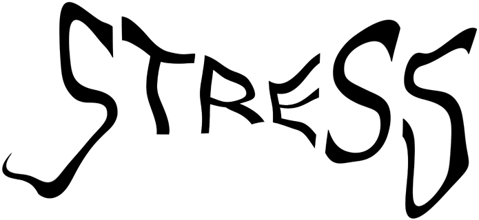 Blessed To Be Stressed - Stress Brain Transparent Background (952x360), Png Download